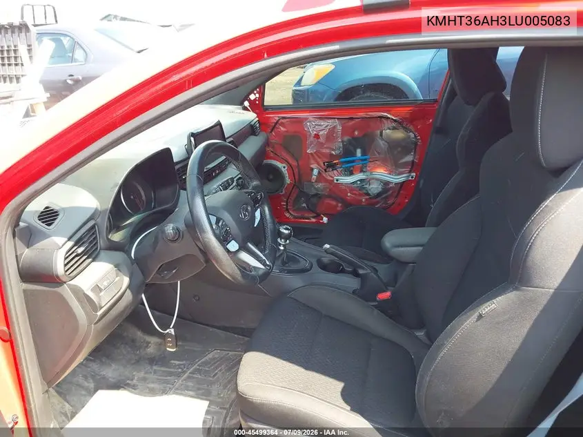 2020 Hyundai Veloster N VIN: KMHT36AH3LU005083 Lot: 45499364