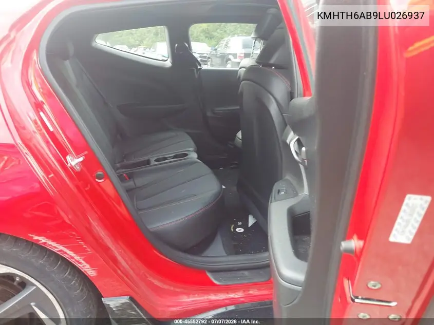 2020 Hyundai Veloster Turbo VIN: KMHTH6AB9LU026937 Lot: 45552792