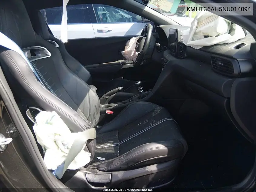 2022 Hyundai Veloster N VIN: KMHT36AH5NU014094 Lot: 45560720