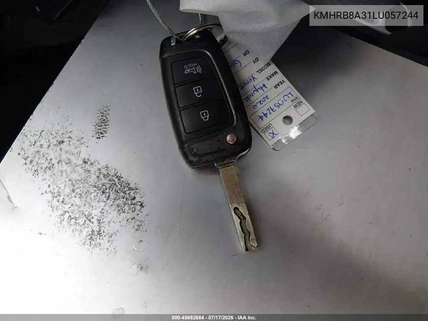 2020 Hyundai Venue Se VIN: KMHRB8A31LU057244 Lot: 45662684