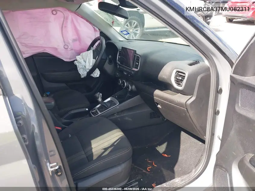 2021 Hyundai Venue Sel VIN: KMHRC8A37MU082311 Lot: 45336300