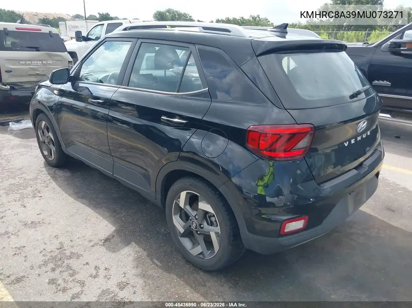 2021 Hyundai Venue Sel VIN: KMHRC8A39MU073271 Lot: 45436990