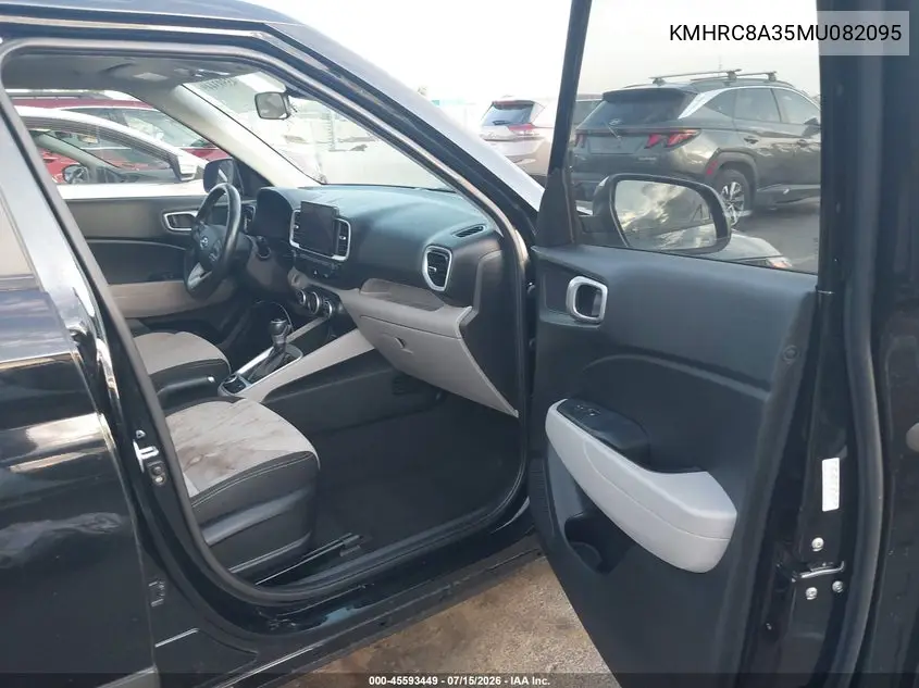 2021 Hyundai Venue Sel VIN: KMHRC8A35MU082095 Lot: 45593449