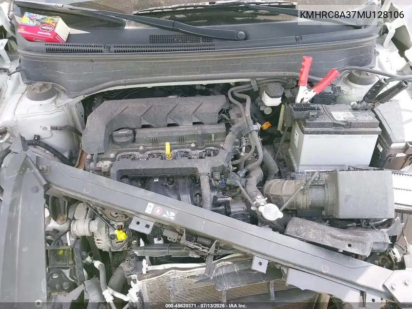 2021 Hyundai Venue Sel VIN: KMHRC8A37MU128106 Lot: 45620371