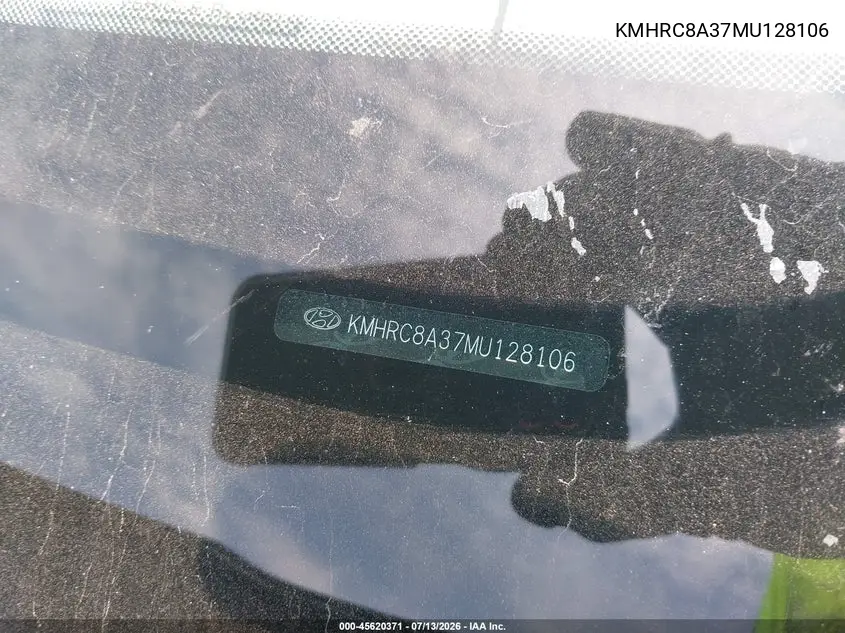 2021 Hyundai Venue Sel VIN: KMHRC8A37MU128106 Lot: 45620371