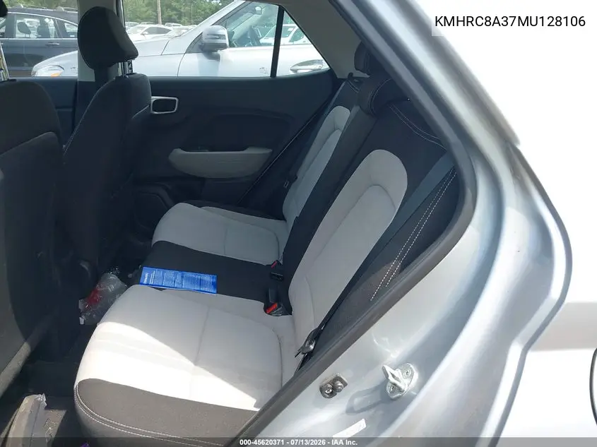 2021 Hyundai Venue Sel VIN: KMHRC8A37MU128106 Lot: 45620371