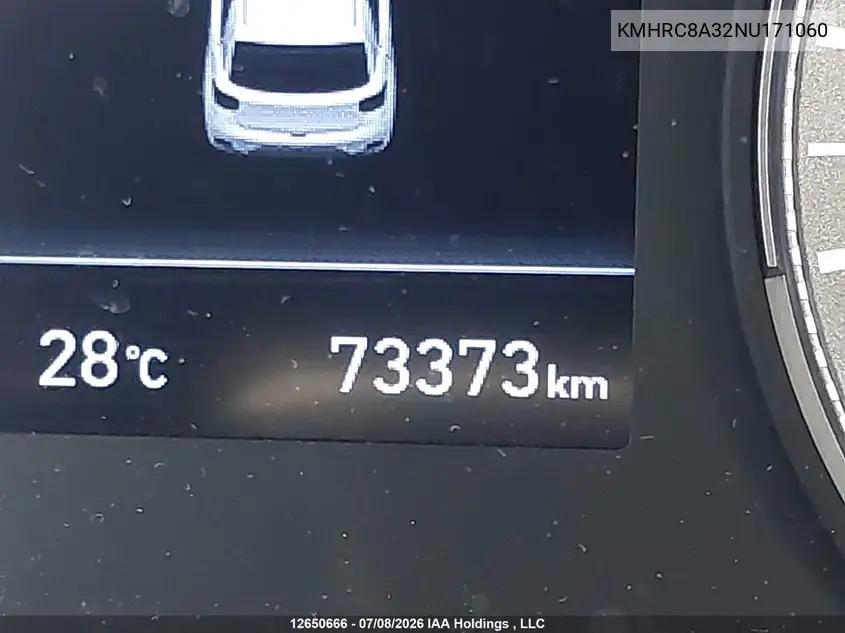 2022 Hyundai Venue Preferred With Two-Tone Body Colour VIN: KMHRC8A32NU171060 Lot: 12650666