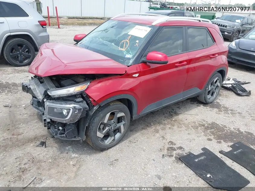 2022 Hyundai Venue Limited VIN: KMHRC8A36NU207977 Lot: 45460758