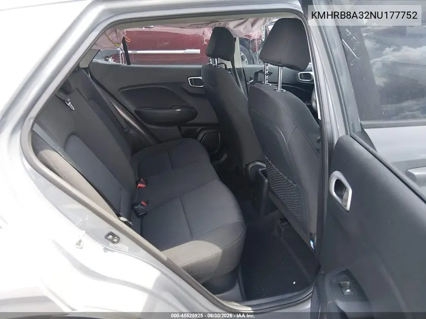 2022 Hyundai Venue Se VIN: KMHRB8A32NU177752 Lot: 45525925