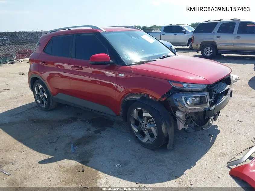 2022 Hyundai Venue Limited VIN: KMHRC8A39NU157463 Lot: 45542113