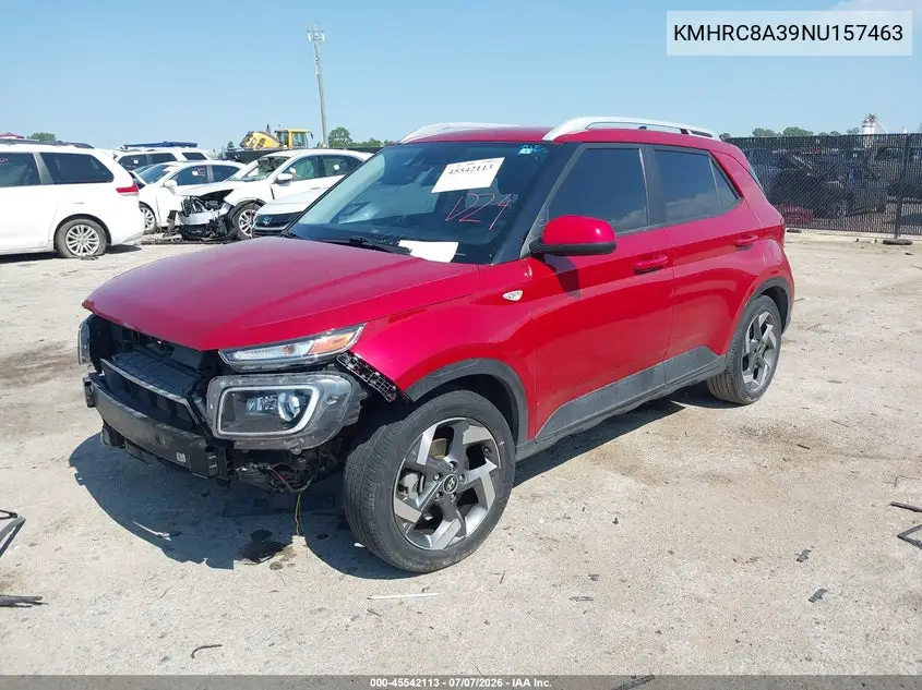 2022 Hyundai Venue Limited VIN: KMHRC8A39NU157463 Lot: 45542113