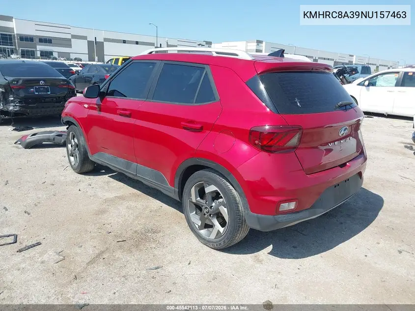 2022 Hyundai Venue Limited VIN: KMHRC8A39NU157463 Lot: 45542113