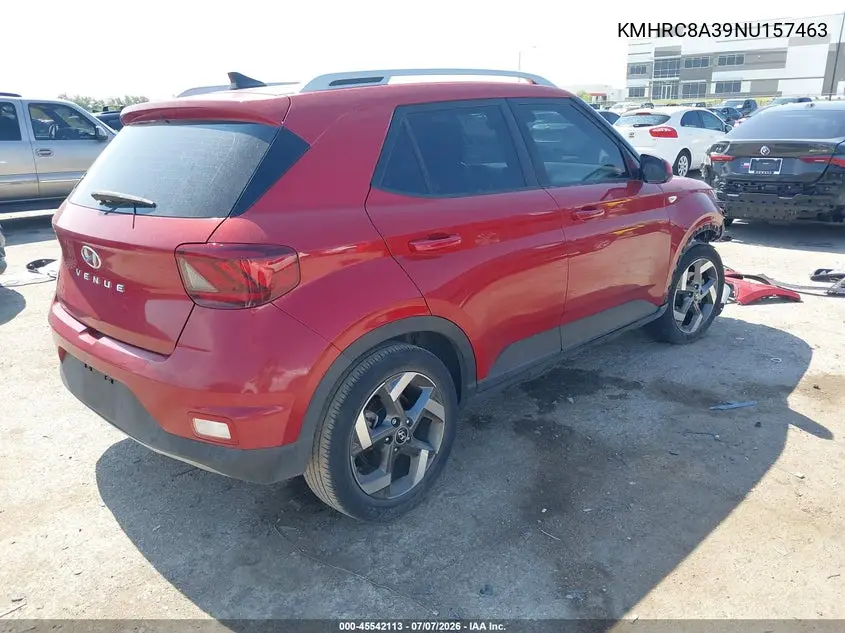 2022 Hyundai Venue Limited VIN: KMHRC8A39NU157463 Lot: 45542113