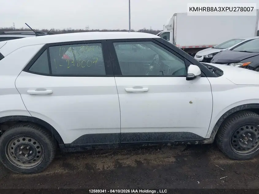 2023 Hyundai Venue Essential VIN: KMHRB8A3XPU278007 Lot: 12589341