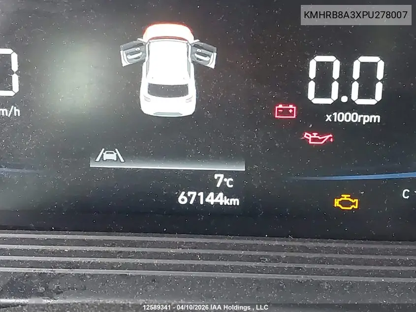 2023 Hyundai Venue Essential VIN: KMHRB8A3XPU278007 Lot: 12589341