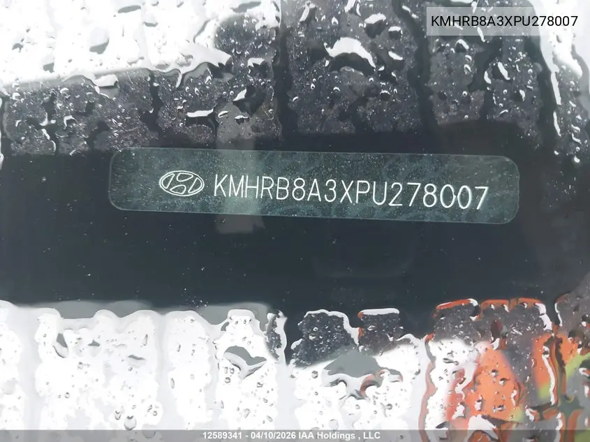 2023 Hyundai Venue Essential VIN: KMHRB8A3XPU278007 Lot: 12589341