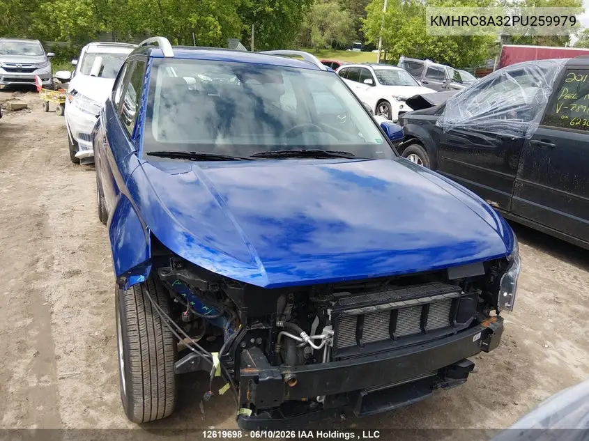 2023 Hyundai Venue Preferred VIN: KMHRC8A32PU259979 Lot: 12619698