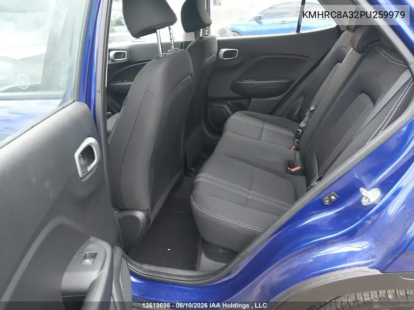 2023 Hyundai Venue Preferred VIN: KMHRC8A32PU259979 Lot: 12619698