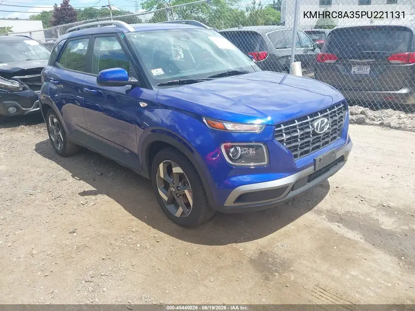 2023 Hyundai Venue Limited VIN: KMHRC8A35PU221131 Lot: 45440026
