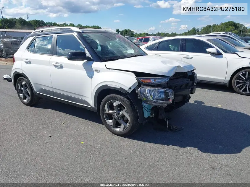 2023 Hyundai Venue Limited VIN: KMHRC8A32PU275180 Lot: 45440174