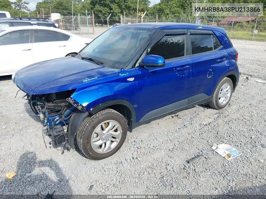 2023 Hyundai Venue Se VIN: KMHRB8A38PU213866 Lot: 45468398