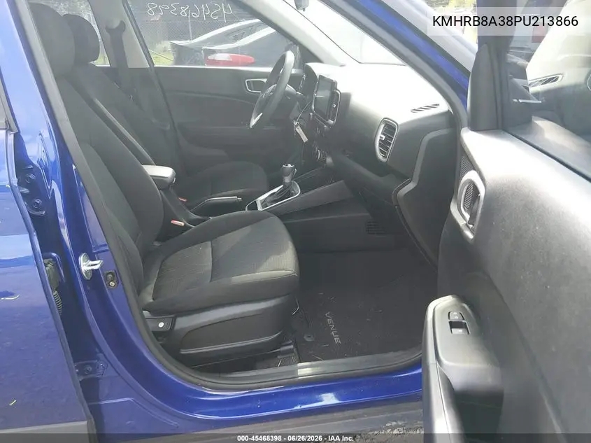 2023 Hyundai Venue Se VIN: KMHRB8A38PU213866 Lot: 45468398
