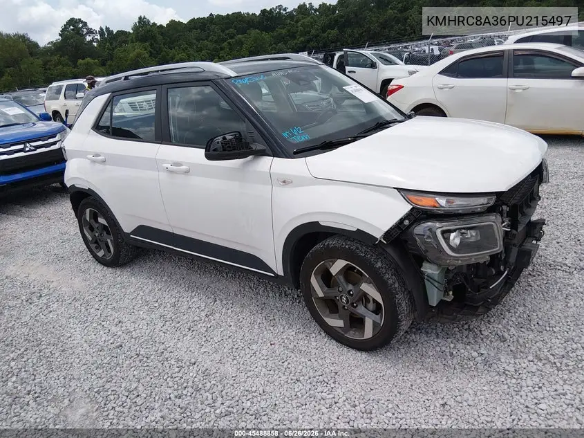 2023 Hyundai Venue Limited VIN: KMHRC8A36PU215497 Lot: 45488858