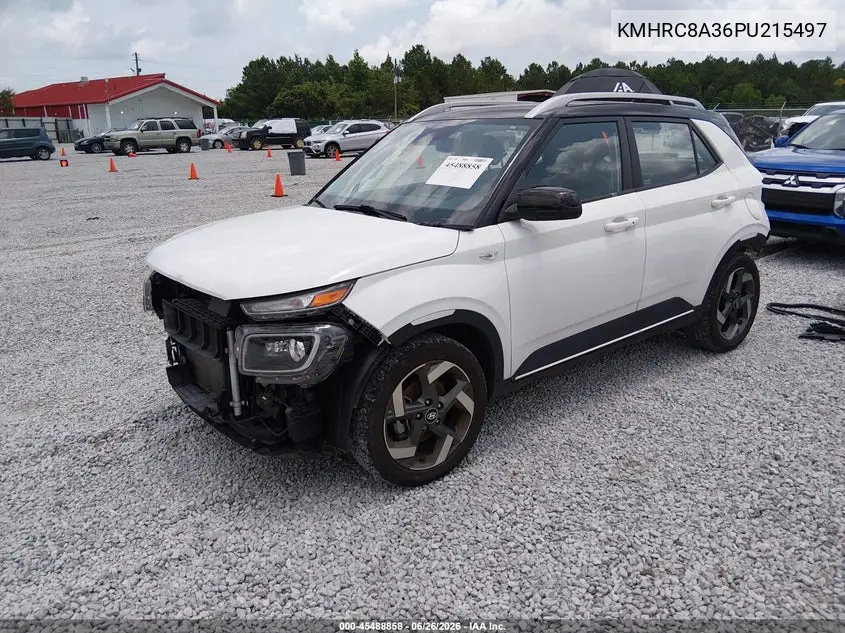 2023 Hyundai Venue Limited VIN: KMHRC8A36PU215497 Lot: 45488858