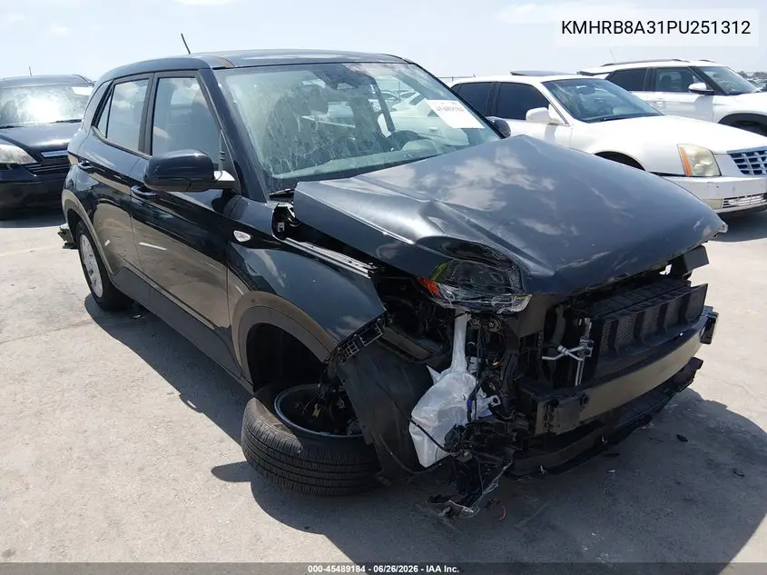 2023 Hyundai Venue Se VIN: KMHRB8A31PU251312 Lot: 45489184