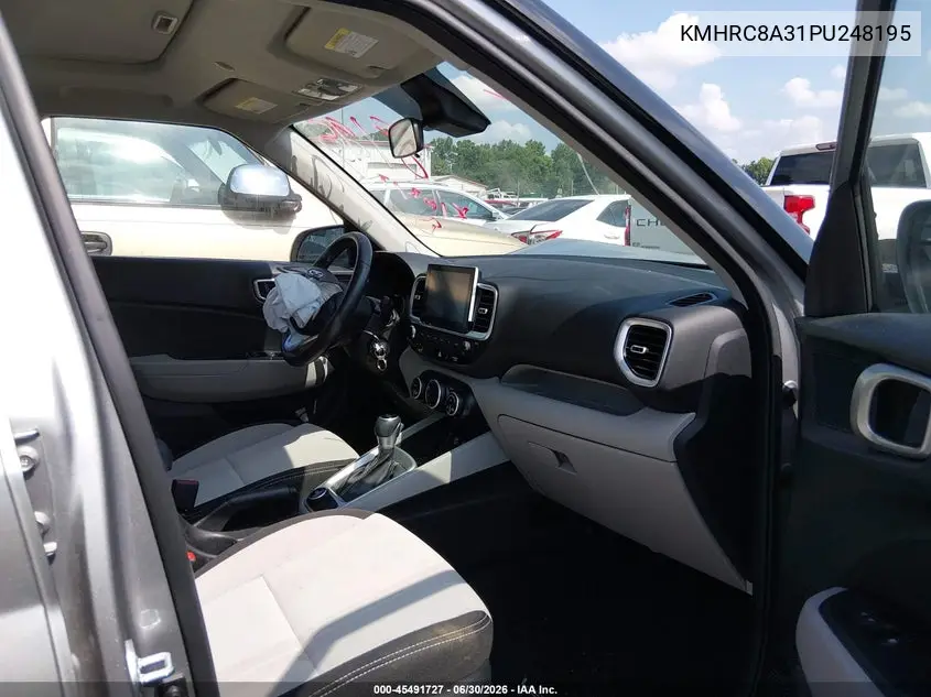 2023 Hyundai Venue Sel VIN: KMHRC8A31PU248195 Lot: 45491727