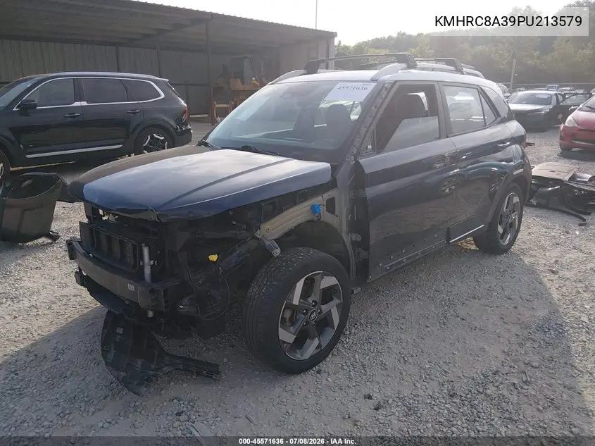 2023 Hyundai Venue Limited VIN: KMHRC8A39PU213579 Lot: 45571636
