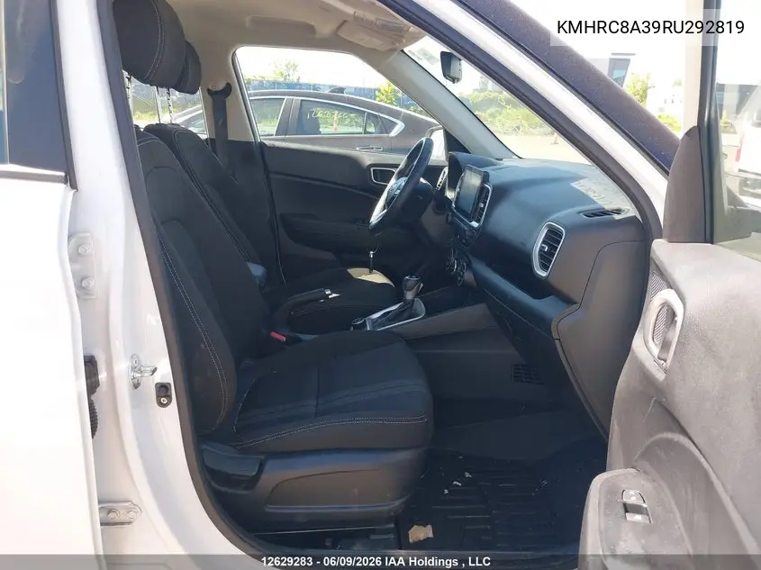 2024 Hyundai Venue Preferred VIN: KMHRC8A39RU292819 Lot: 12629283