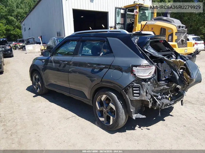 2024 Hyundai Venue Limited VIN: KMHRC8A36RU279929 Lot: 45314896