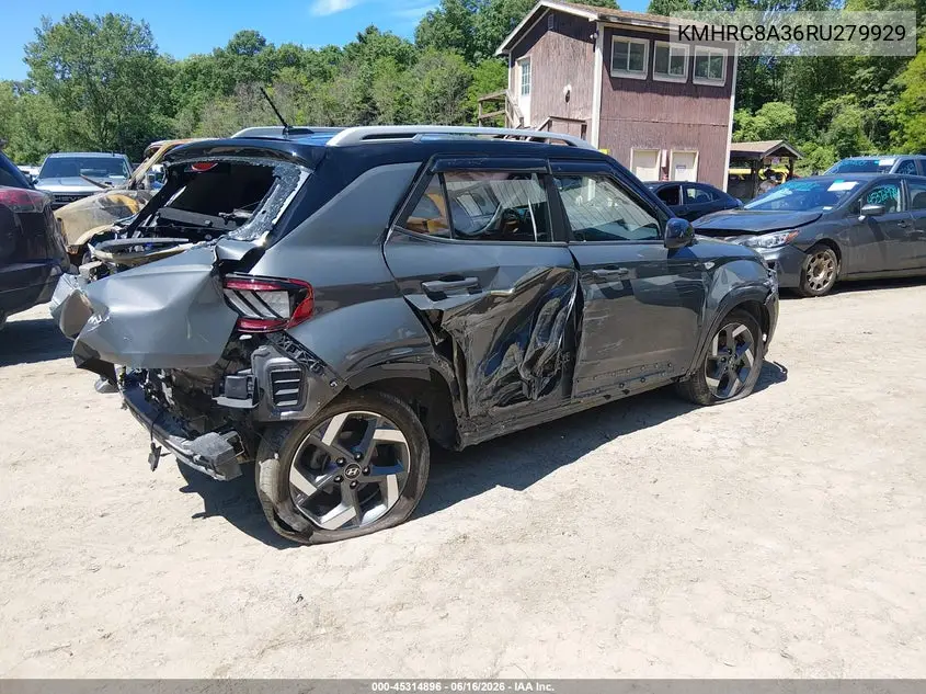 2024 Hyundai Venue Limited VIN: KMHRC8A36RU279929 Lot: 45314896