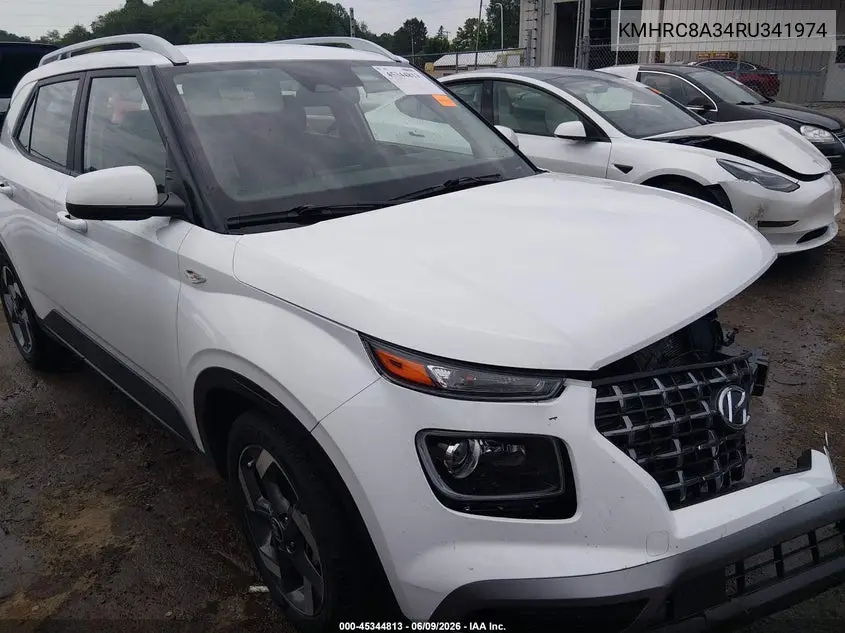 2024 Hyundai Venue Limited VIN: KMHRC8A34RU341974 Lot: 45344813