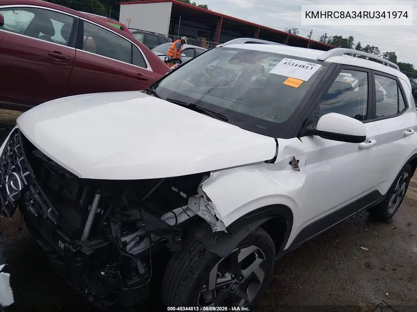 2024 Hyundai Venue Limited VIN: KMHRC8A34RU341974 Lot: 45344813