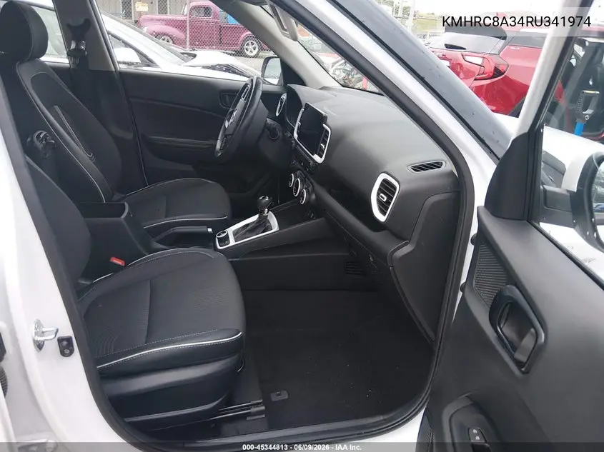 2024 Hyundai Venue Limited VIN: KMHRC8A34RU341974 Lot: 45344813