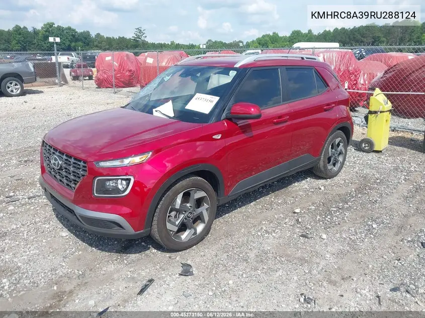2024 Hyundai Venue Limited VIN: KMHRC8A39RU288124 Lot: 45373150