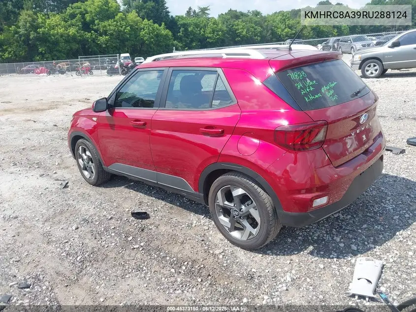 2024 Hyundai Venue Limited VIN: KMHRC8A39RU288124 Lot: 45373150