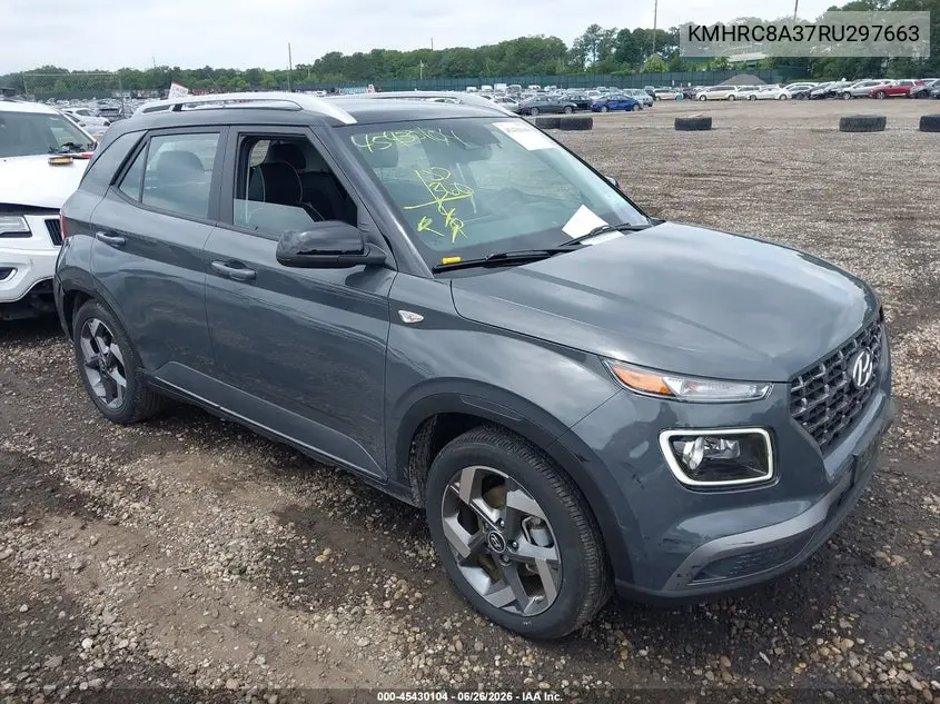 2024 Hyundai Venue Limited VIN: KMHRC8A37RU297663 Lot: 45430104