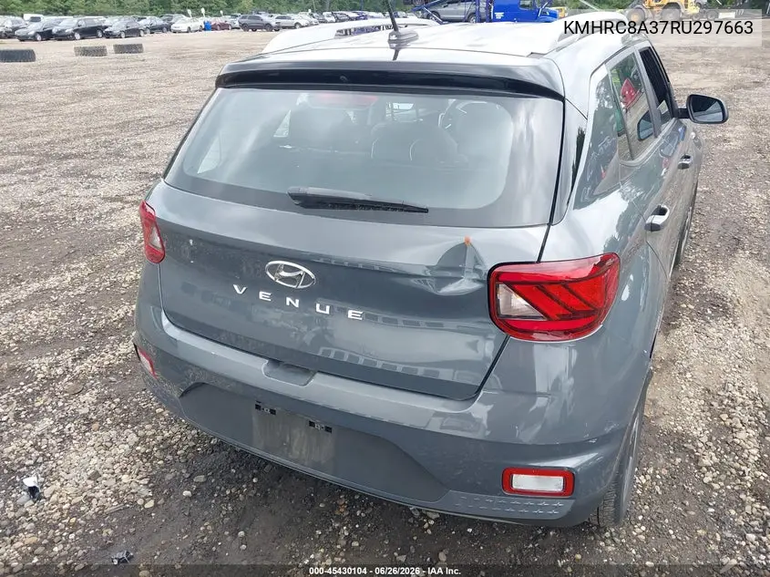 2024 Hyundai Venue Limited VIN: KMHRC8A37RU297663 Lot: 45430104