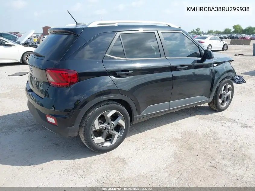 2024 Hyundai Venue Sel VIN: KMHRC8A38RU299938 Lot: 45440761