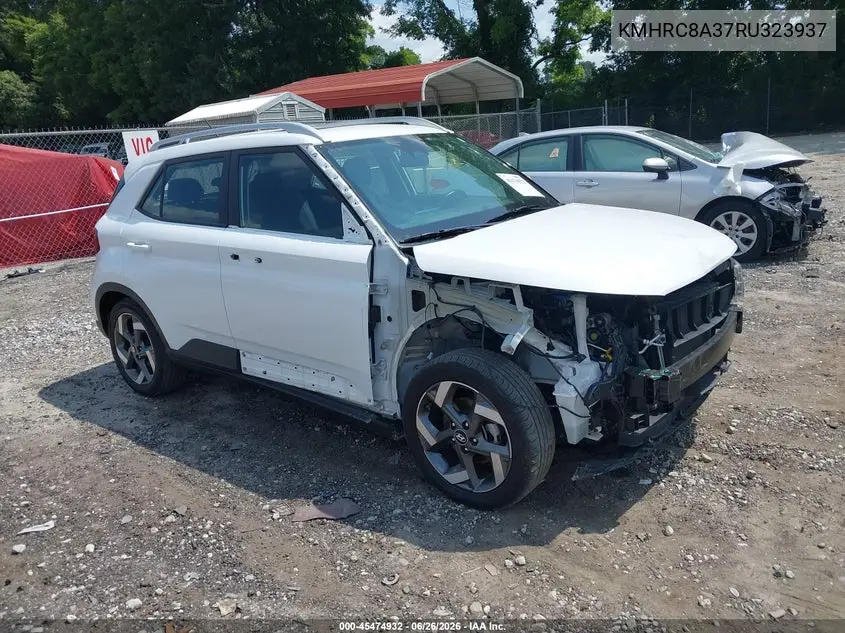 2024 Hyundai Venue Sel VIN: KMHRC8A37RU323937 Lot: 45474932