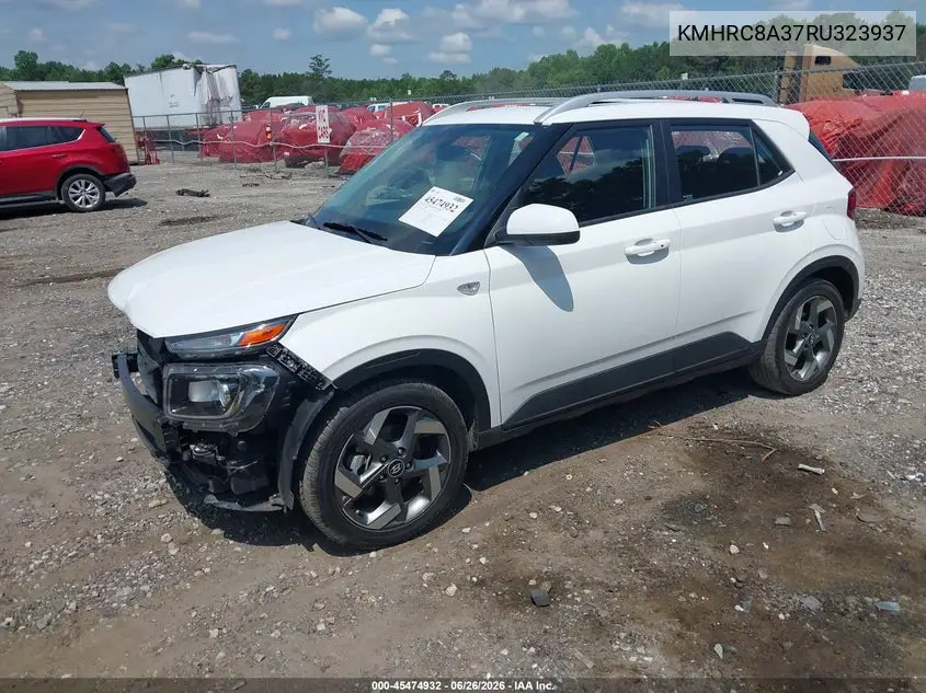 2024 Hyundai Venue Sel VIN: KMHRC8A37RU323937 Lot: 45474932