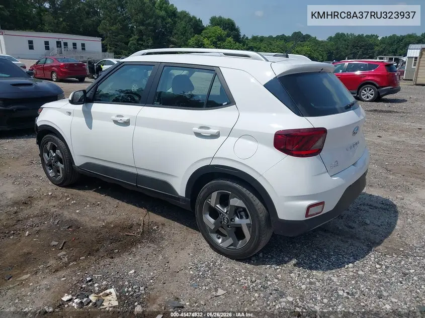 2024 Hyundai Venue Sel VIN: KMHRC8A37RU323937 Lot: 45474932