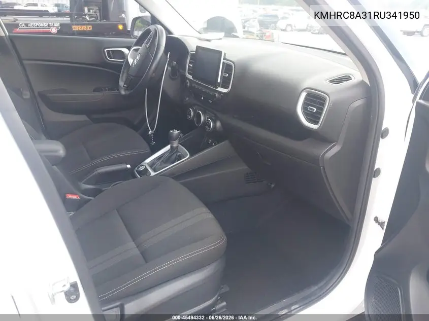 2024 Hyundai Venue Sel VIN: KMHRC8A31RU341950 Lot: 45494332