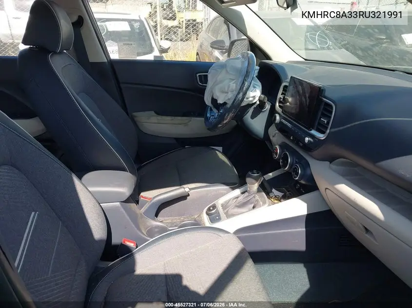 2024 Hyundai Venue Limited VIN: KMHRC8A33RU321991 Lot: 45527321