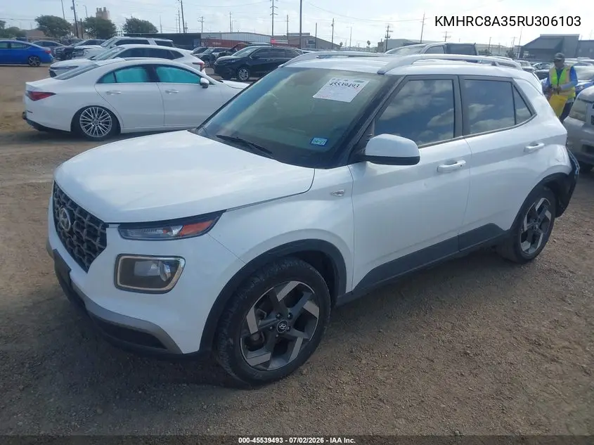 2024 Hyundai Venue Sel VIN: KMHRC8A35RU306103 Lot: 45539493