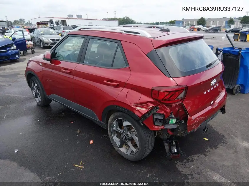 2024 Hyundai Venue Limited VIN: KMHRC8A39RU337127 Lot: 45544061
