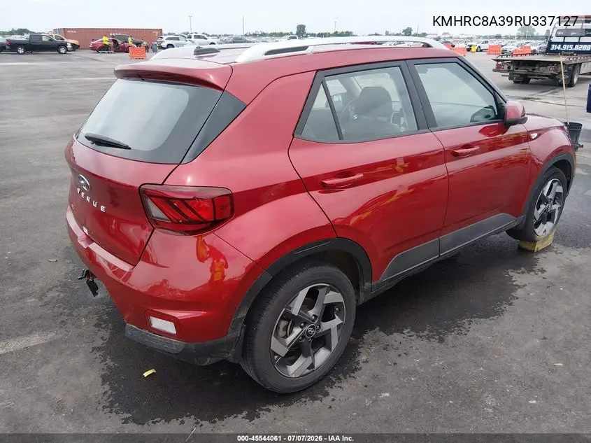 2024 Hyundai Venue Limited VIN: KMHRC8A39RU337127 Lot: 45544061